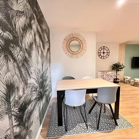 Holiday home La Palmeraie -wifi Fibre- Centre -property Nm *