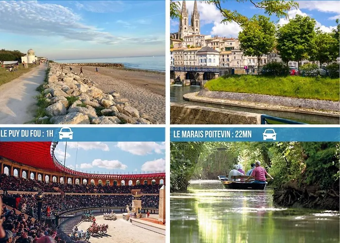 La Palmeraie -wifi Fibre- Centre -property Nm Prázdninový dům Fontenay-le-Comte