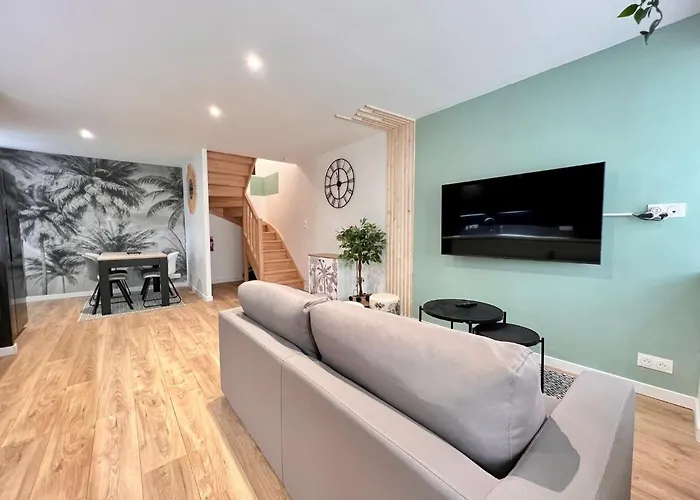 Casa de Férias La Palmeraie -wifi Fibre- Centre -property Nm